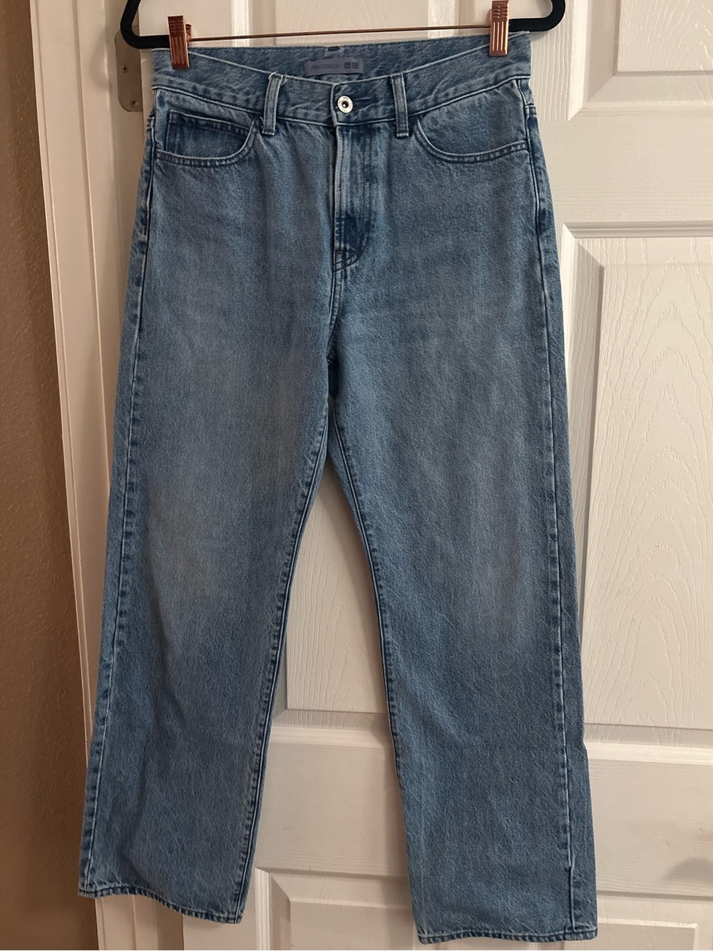 JW Anderson x Uniqlo straight leg high waisted denim jeans 26